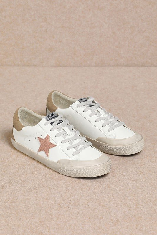 Star, Low Top Sneakers - The Edit LLC