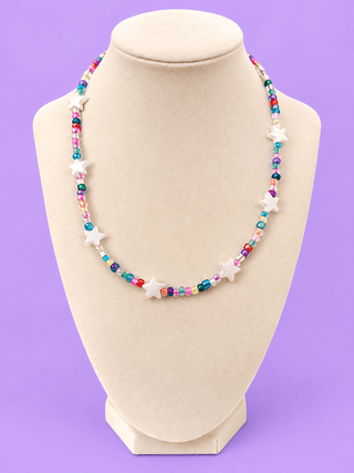 Start Beaded Accent Necklace - The Edit LLC