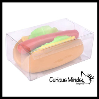 Stretchy and Squishy Hotdog Stress Ball - The Edit LLC