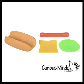 Stretchy and Squishy Hotdog Stress Ball - The Edit LLC