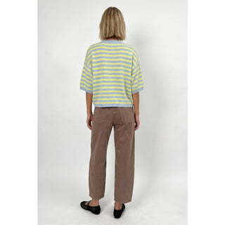 Striped Button Down Cardigan - The Edit LLC