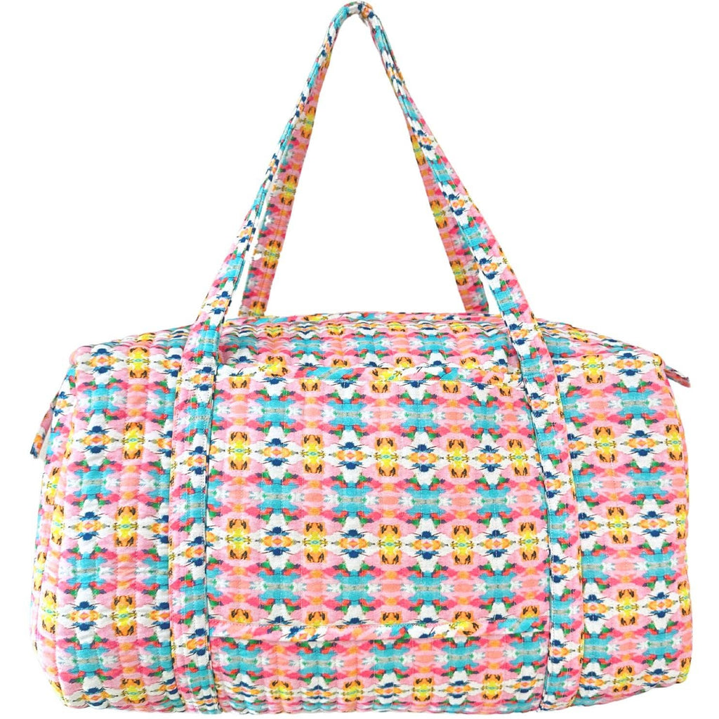 Sumner Pink Weekender Duffle Bag: One Size - The Edit LLC