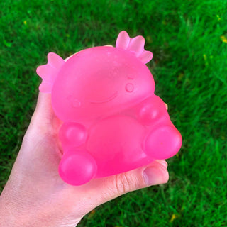 Super Duper Sugar Squisher Toy - Axolotl - The Edit LLC
