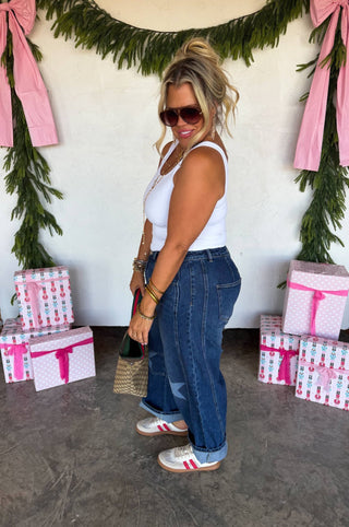 SUPER STAR BARREL JEANS - The Edit LLC