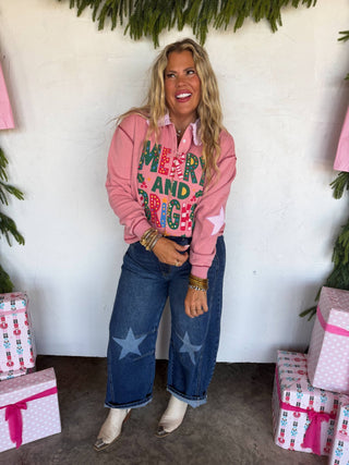 SUPER STAR BARREL JEANS - The Edit LLC