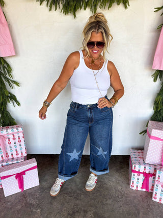 SUPER STAR BARREL JEANS - The Edit LLC
