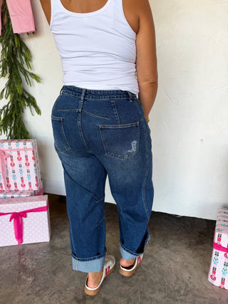 SUPER STAR BARREL JEANS - The Edit LLC