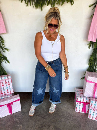 SUPER STAR BARREL JEANS - The Edit LLC