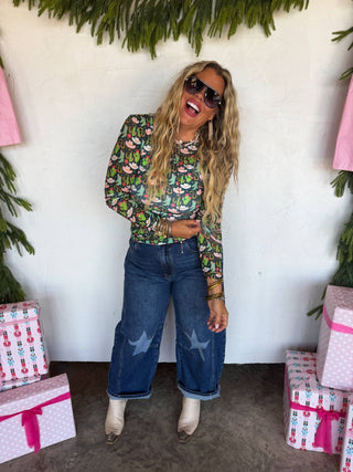 SUPER STAR BARREL JEANS - The Edit LLC