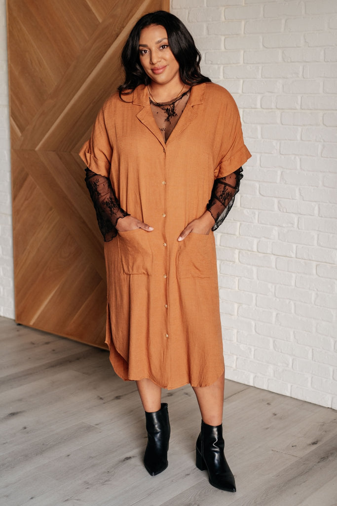 Sure to Be Great Shirt Dress - The Edit LLC