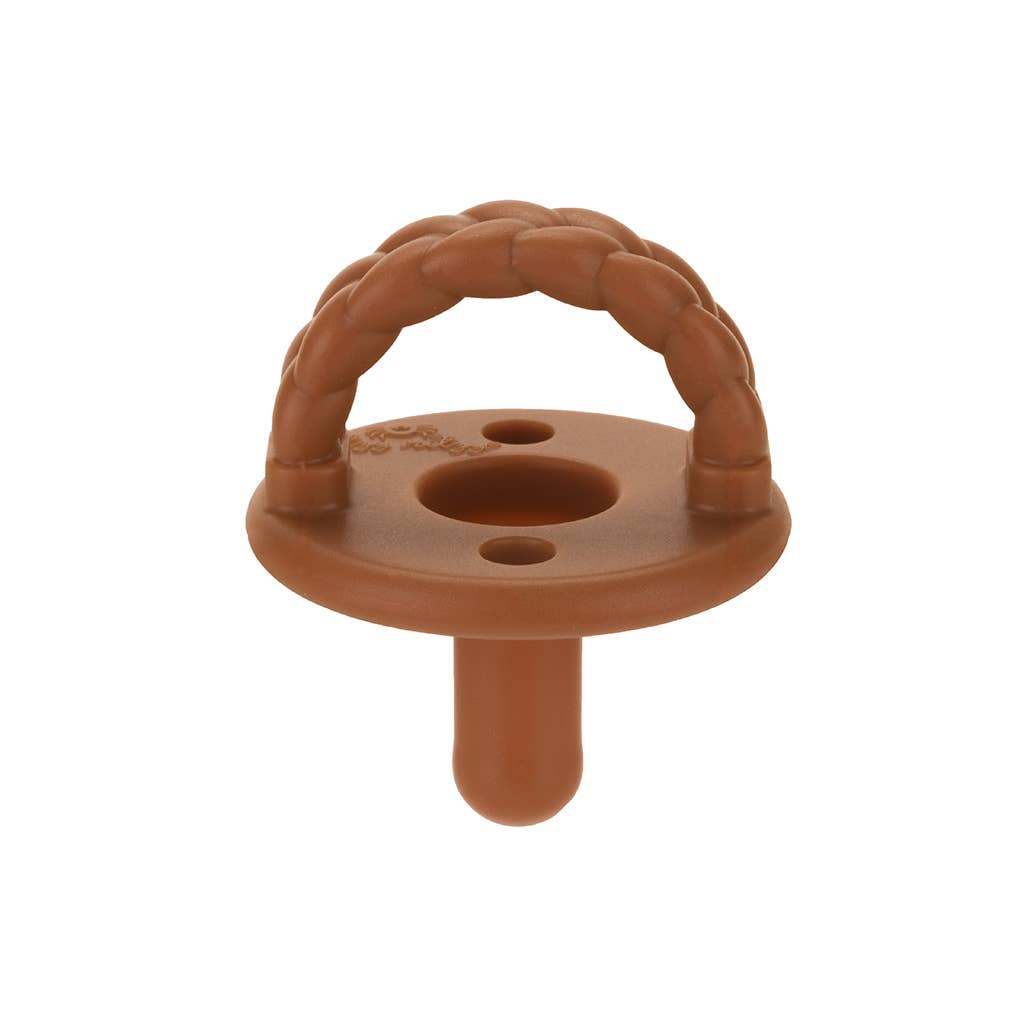 Sweetie Soother™ Silicone Pacifier Set of 3 Coffee & Cream: Coffee & Cream - The Edit LLC