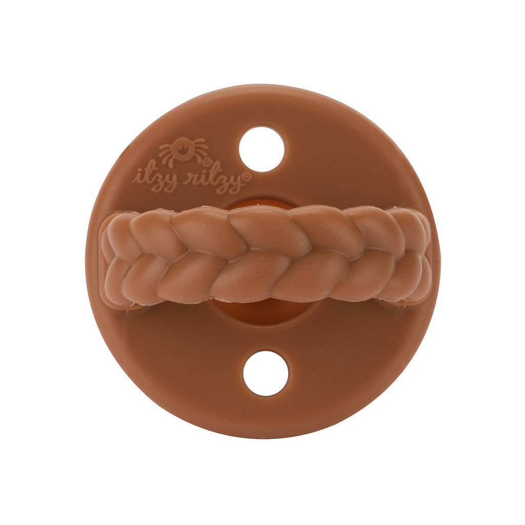 Sweetie Soother™ Silicone Pacifier Set of 3 Coffee & Cream: Coffee & Cream - The Edit LLC
