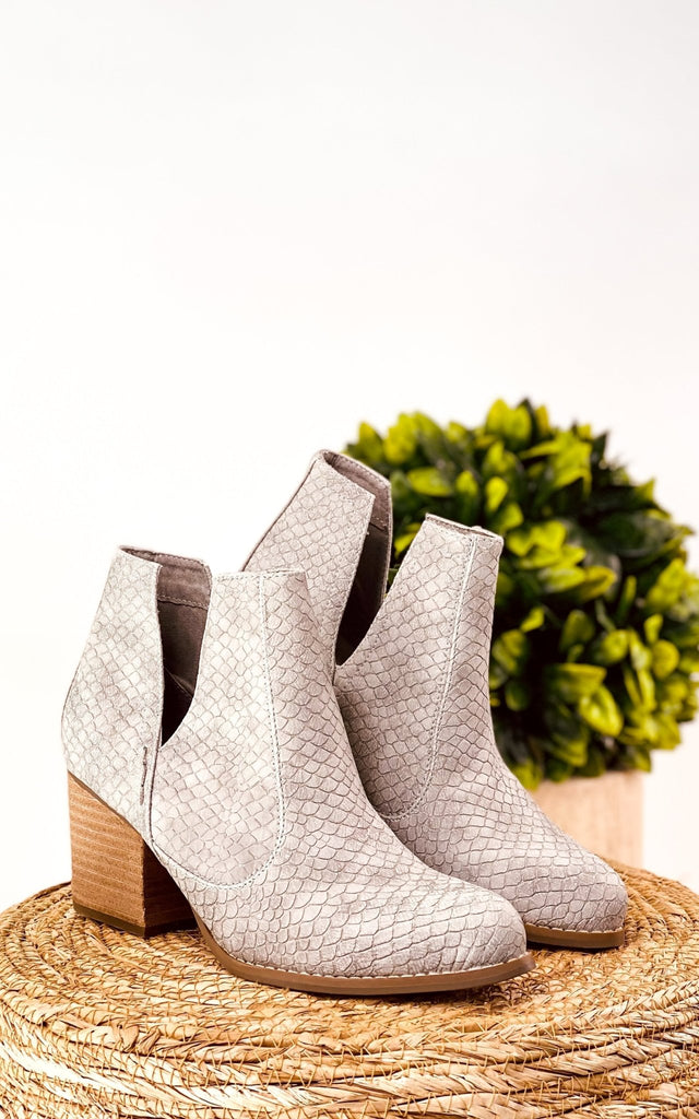 Tarim Bootie in Grey - The Edit LLC