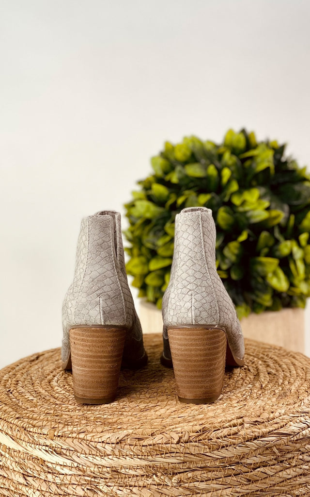 Tarim Bootie in Grey - The Edit LLC