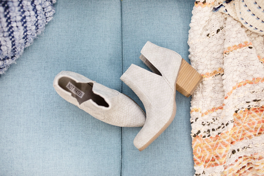 Tarim Bootie in Grey - The Edit LLC