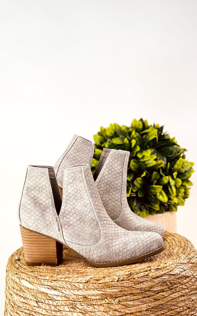 Tarim Bootie in Grey - The Edit LLC