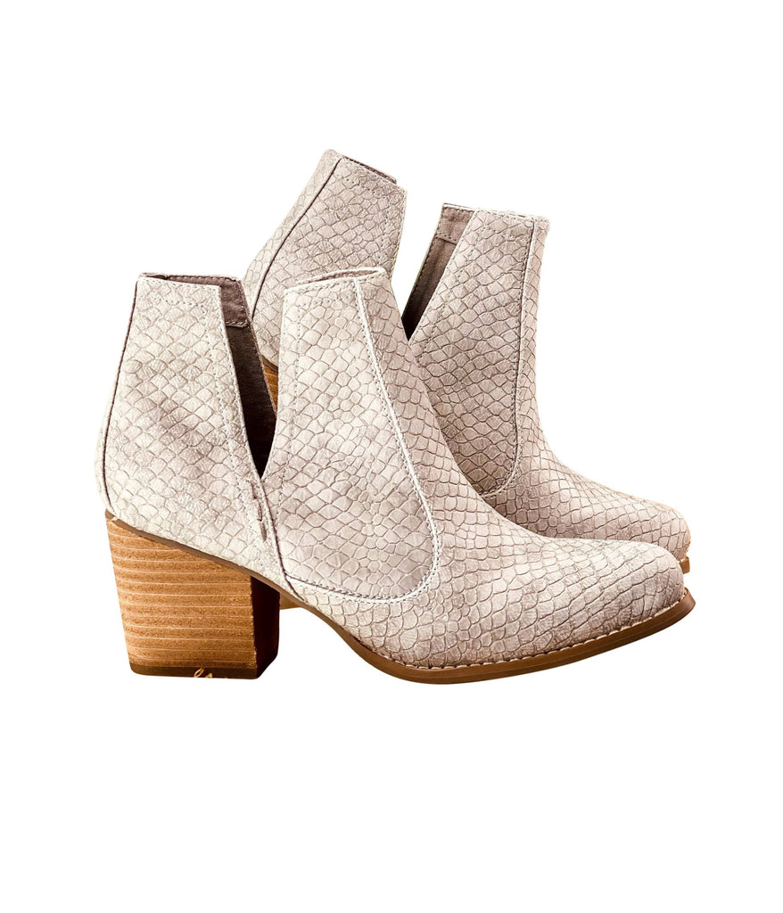 Tarim Bootie in Grey - The Edit LLC