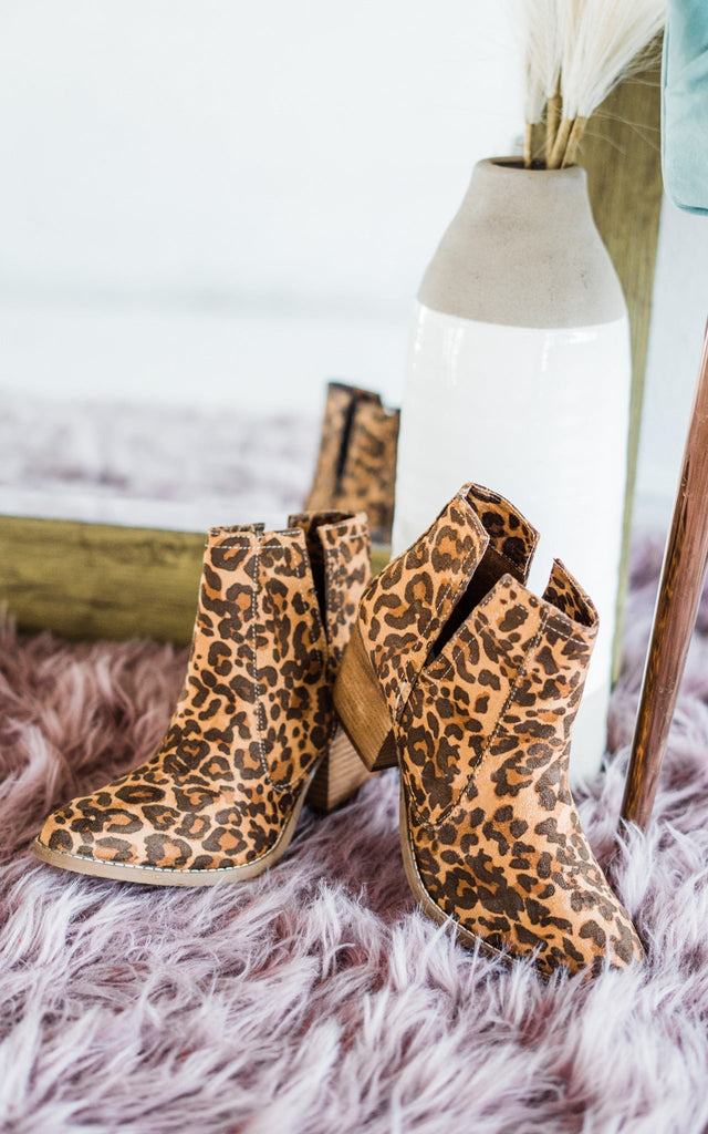 Tarim Bootie in Leopard - The Edit LLC