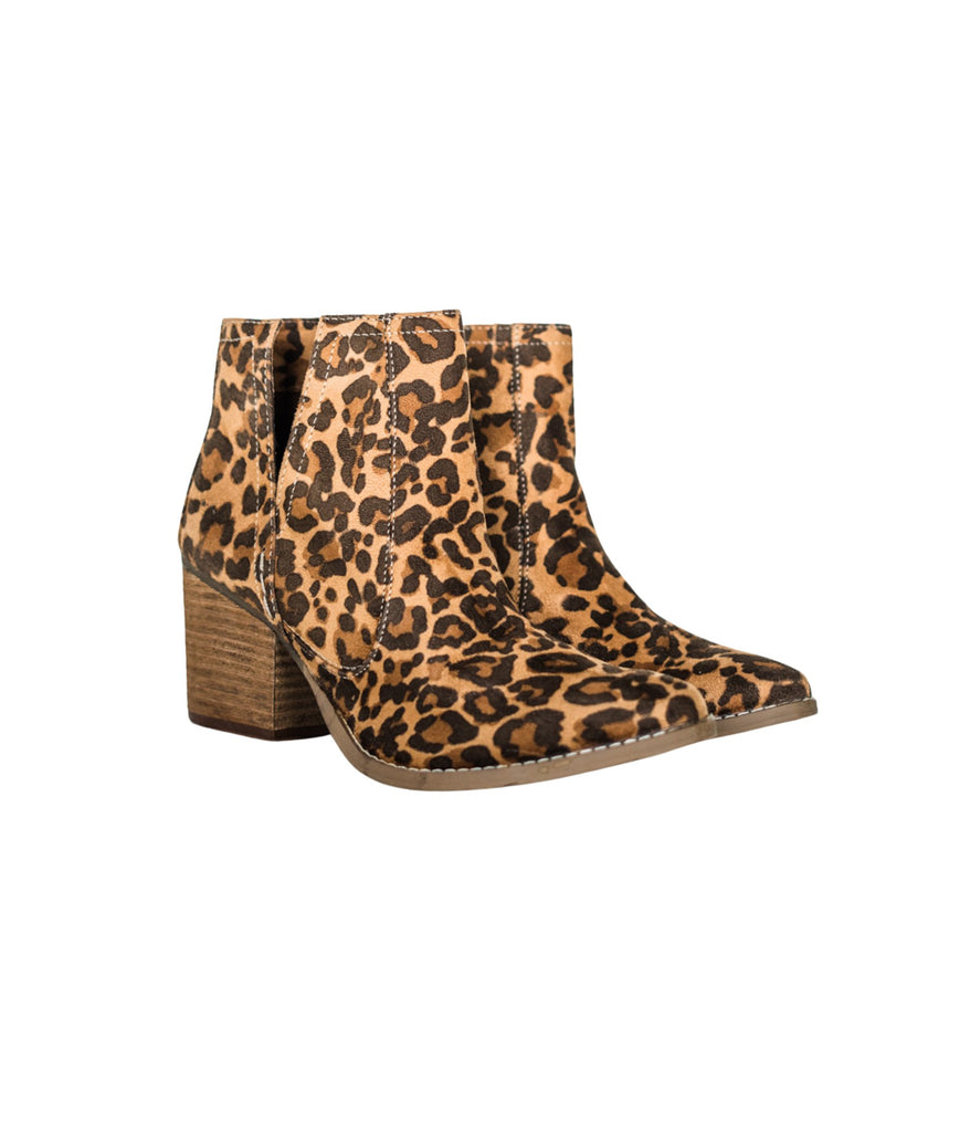 Tarim Bootie in Leopard - The Edit LLC