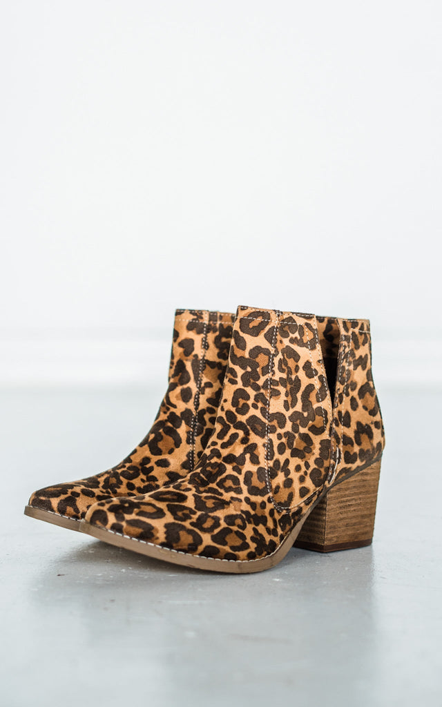 Tarim Bootie in Leopard - The Edit LLC