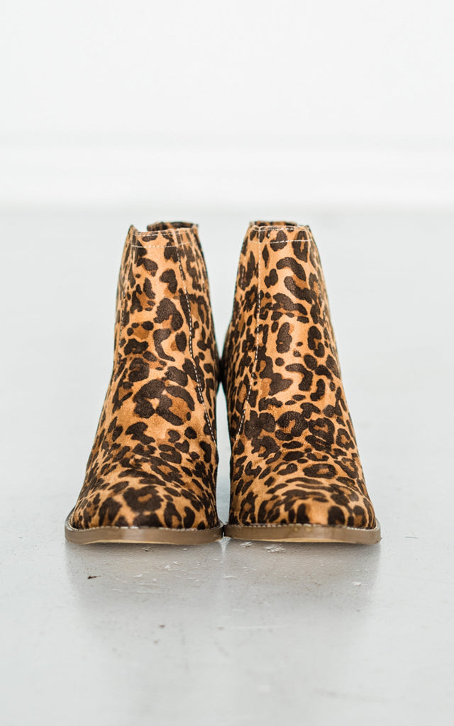 Tarim Bootie in Leopard - The Edit LLC