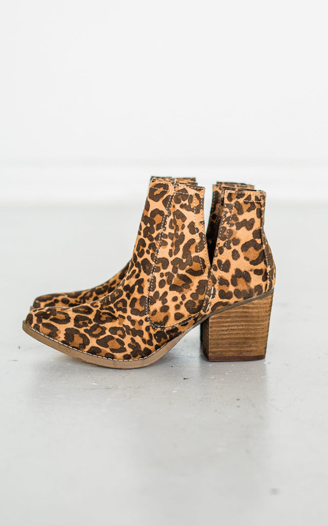 Tarim Bootie in Leopard - The Edit LLC