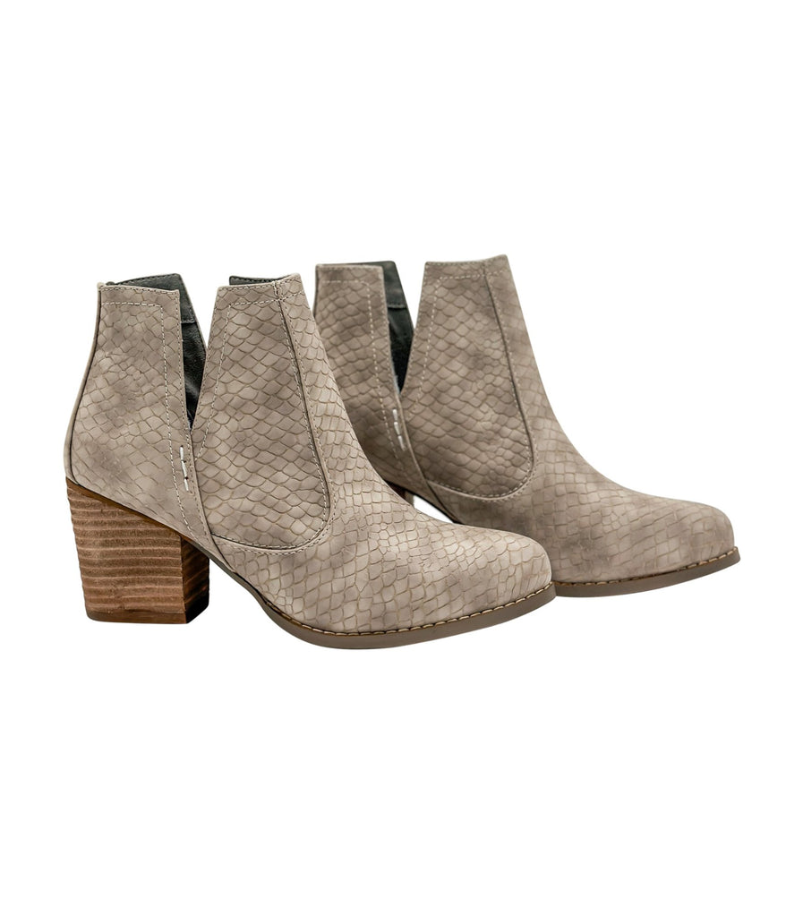 Tarim Bootie in Taupe - The Edit LLC