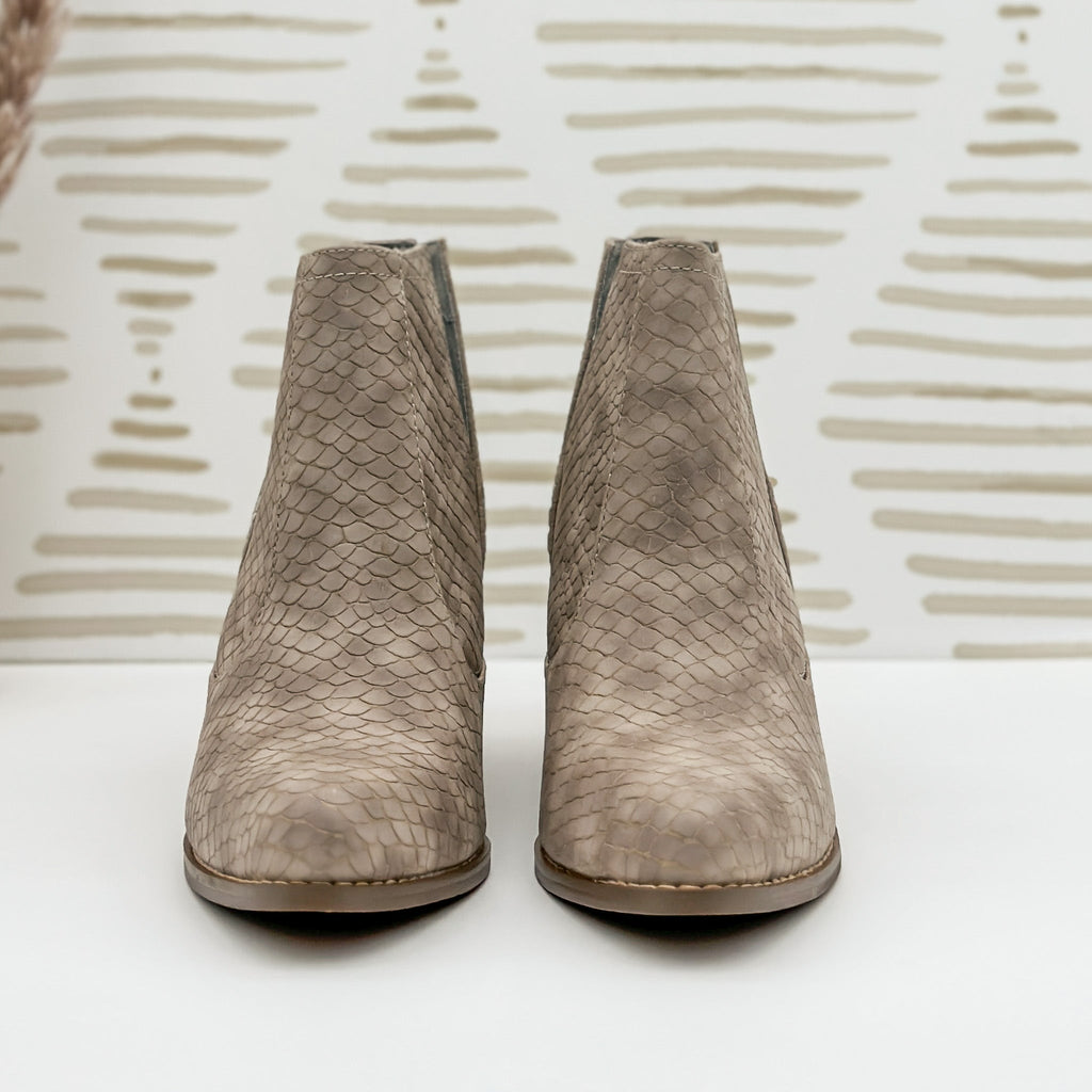 Tarim Bootie in Taupe - The Edit LLC