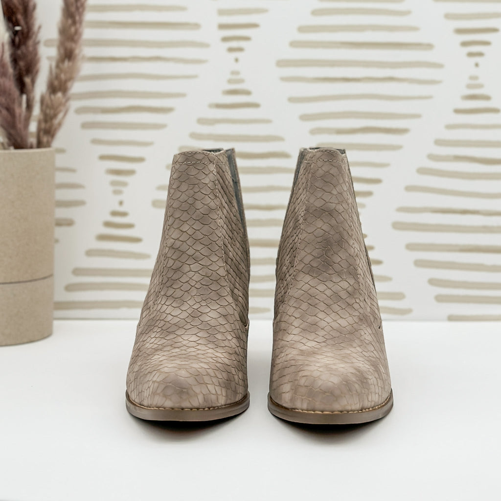 Tarim Bootie in Taupe - The Edit LLC