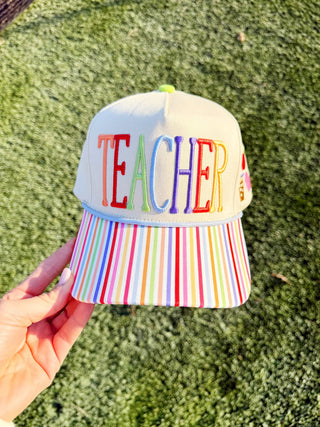 Teacher Poppy & Pine Hat - The Edit LLC