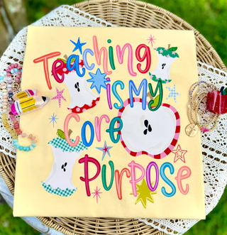 Teaching is my Core Purpose Shirt : Adult Medium - The Edit LLC