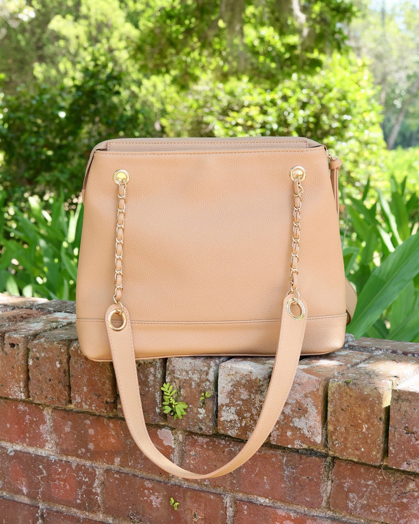 Teegan Tote Tan - The Edit LLC