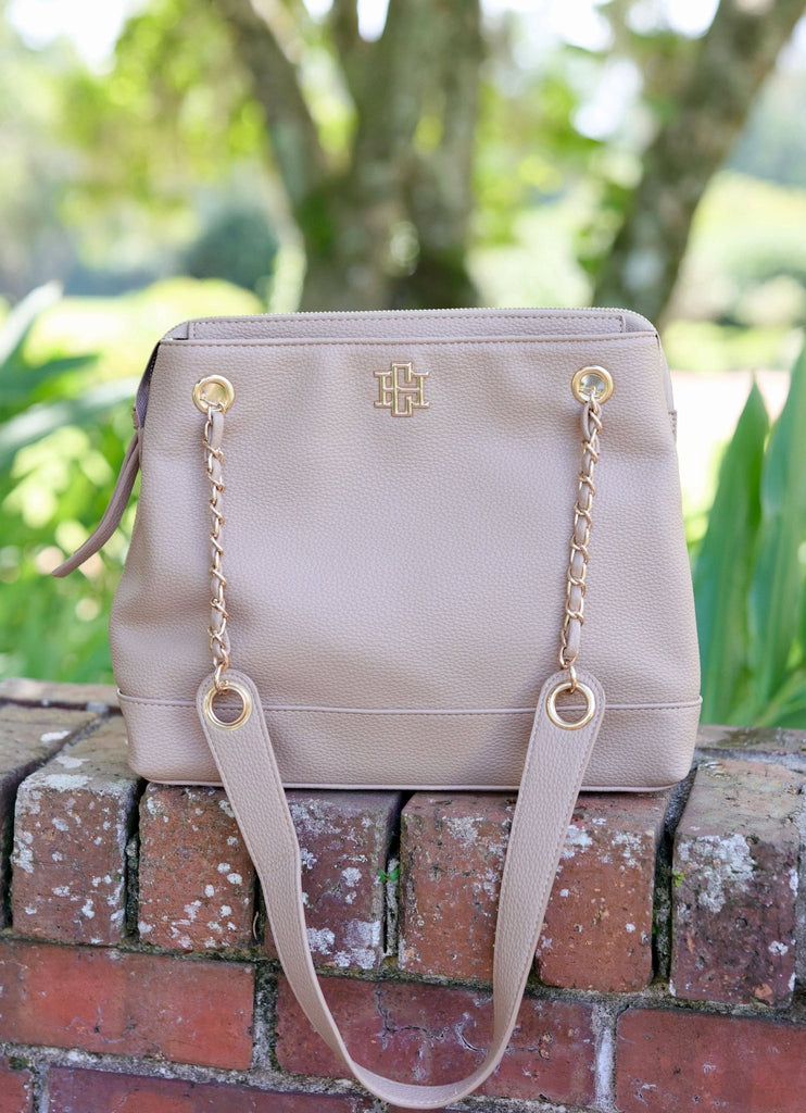 Teegan Tote TAUPE: Default - The Edit LLC