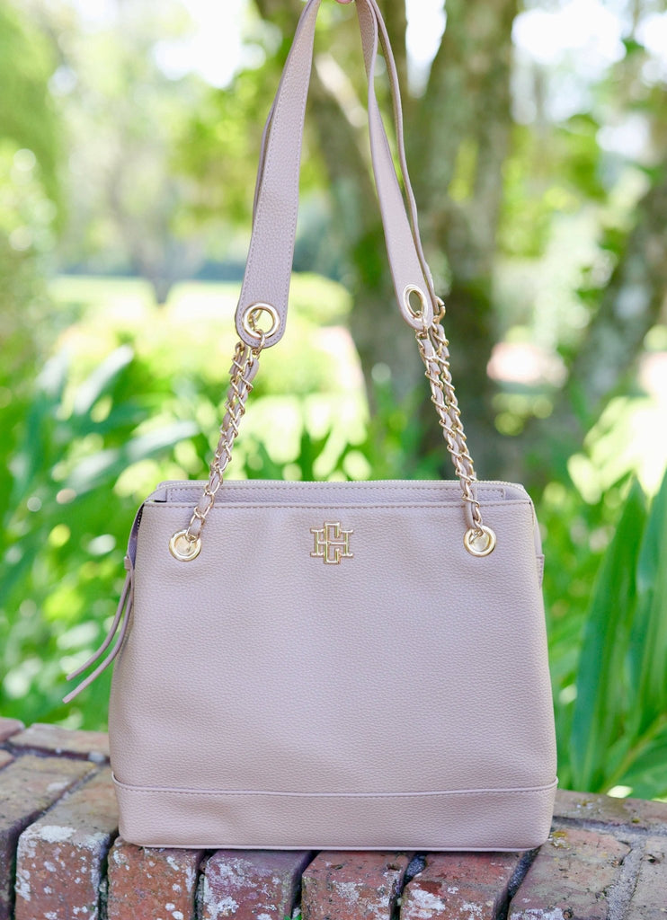 Teegan Tote TAUPE: Default - The Edit LLC