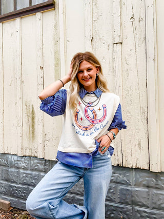 The Luck is in the Curves Boxy Tank - The Edit LLC