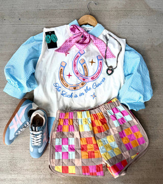 The Luck is in the Curves Boxy Tank - The Edit LLC