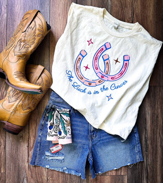 The Luck is in the Curves Boxy Tank - The Edit LLC