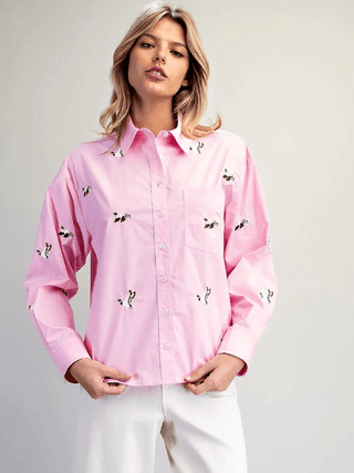 The Mallard Moment Blouse - The Edit LLC