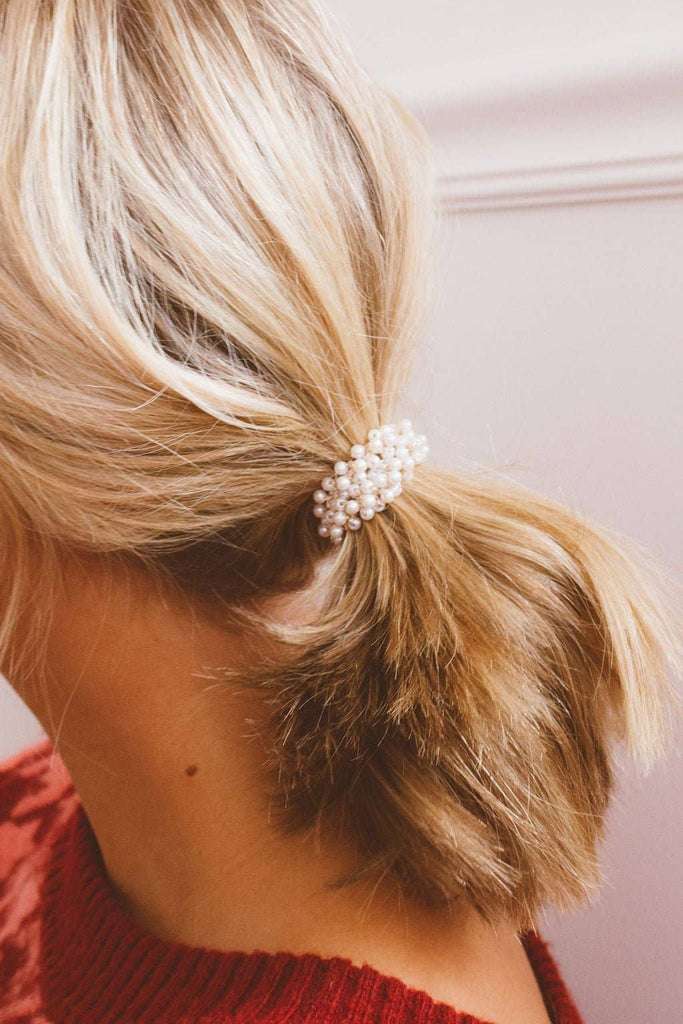 Tiny Pearl Ponytail - The Edit LLC