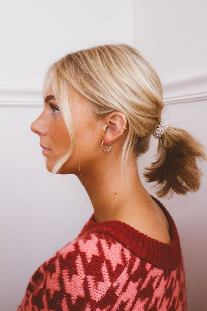 Tiny Pearl Ponytail - The Edit LLC