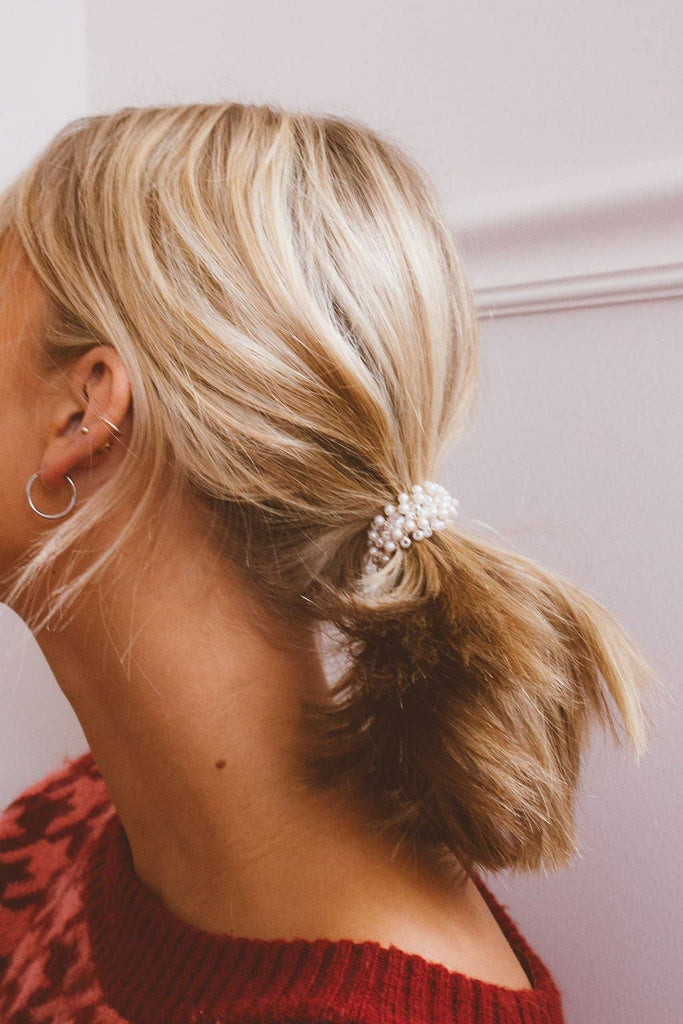 Tiny Pearl Ponytail - The Edit LLC