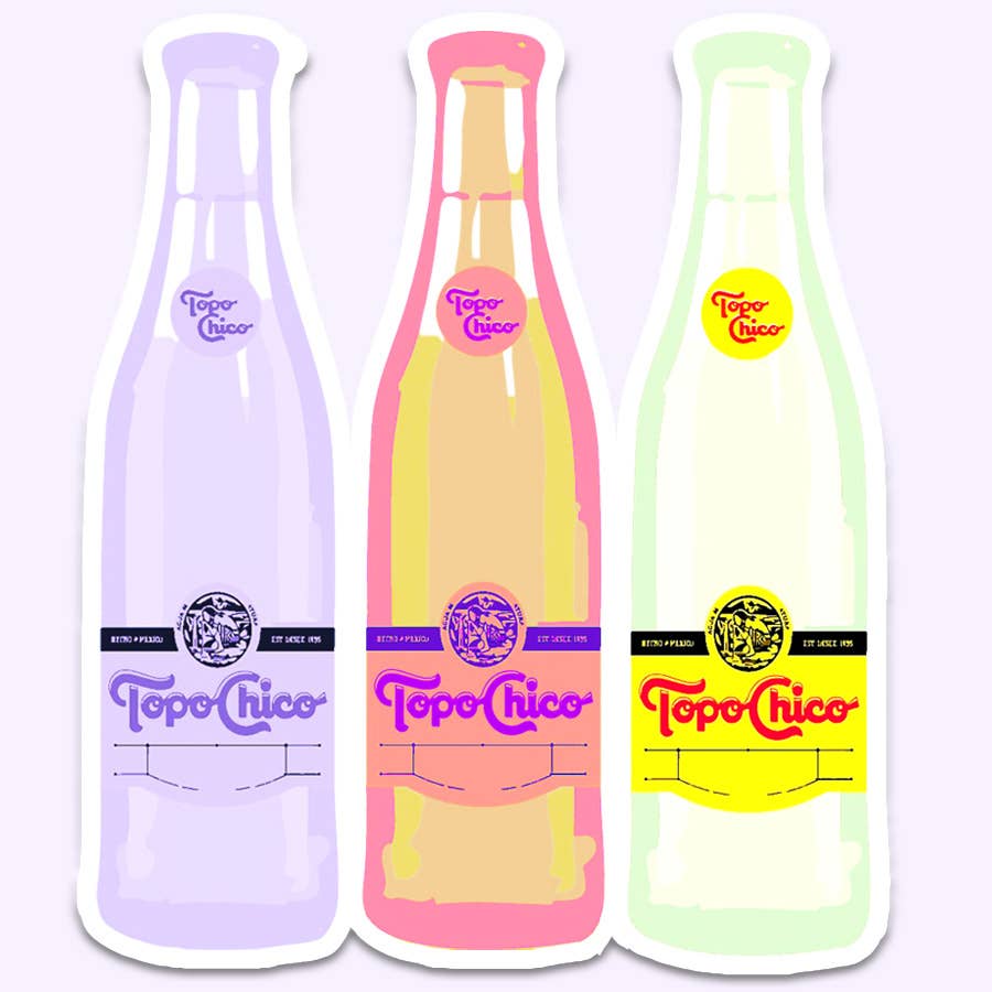 Topo Sticker Decal, Sticker Decal, Pretty Drinks - The Edit LLC