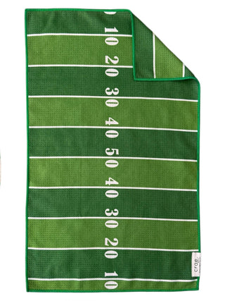 Touchdown: Double-Sided Hand Towel: White / 17x27 in / Hand Towel - The Edit LLC