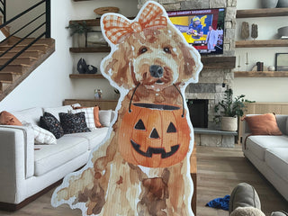 Trick-or-Treat Golden doodle  - The Edit LLC