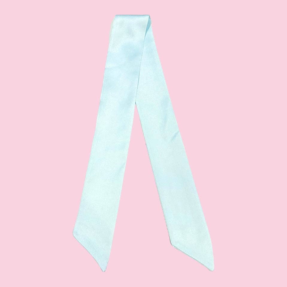 Twilly Scarf (LIGHT BLUE) - The Edit LLC