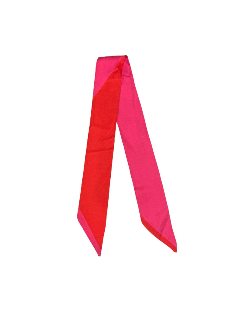 Twilly Scarf ( RED/PINK) - The Edit LLC