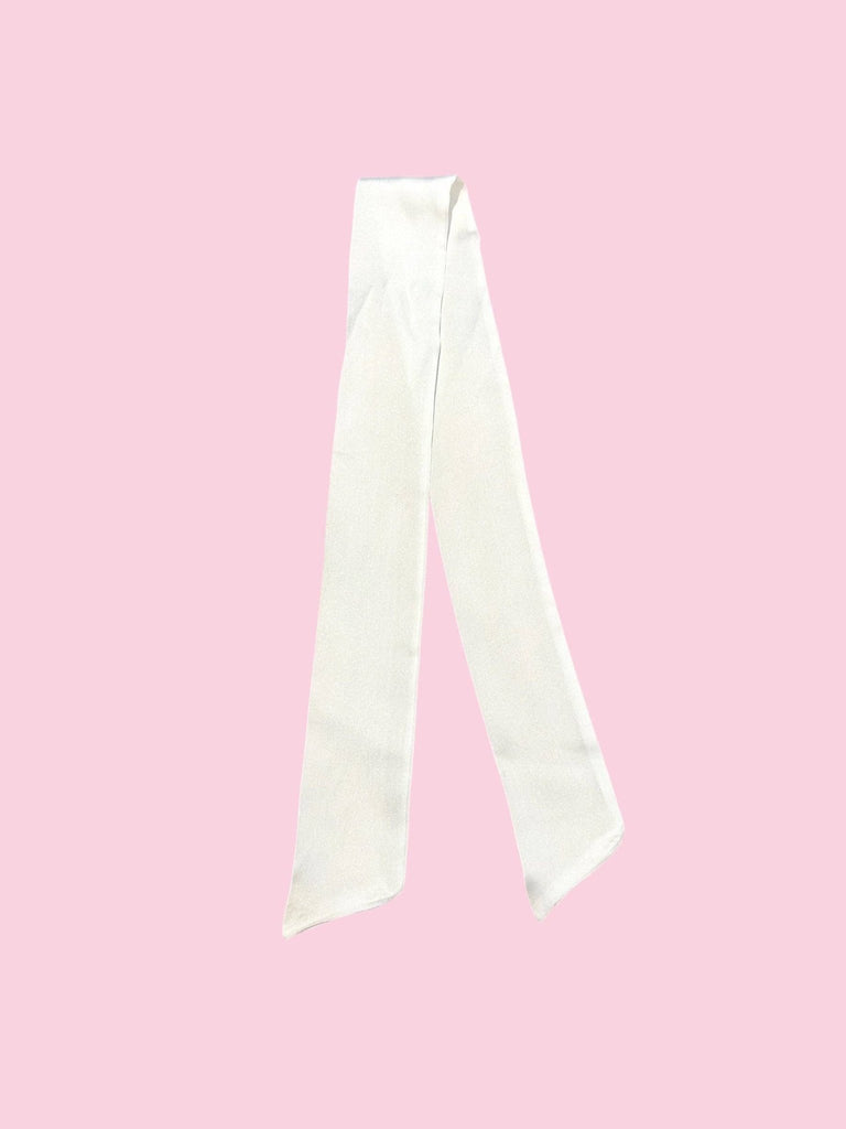 Twilly Scarf (WHITE) - The Edit LLC