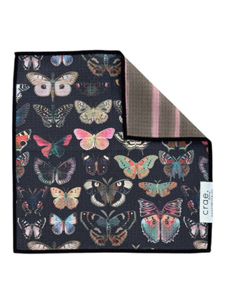 Velvet Wings: Reversible Washcloth: Multi / Washcloth (12 in x 12 in) - The Edit LLC