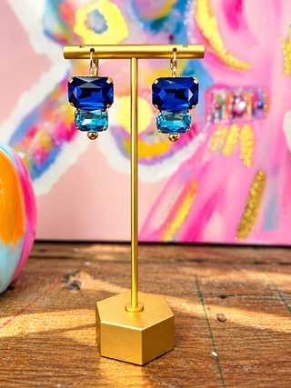 WaFa Double Stone Earrings - The Edit LLC