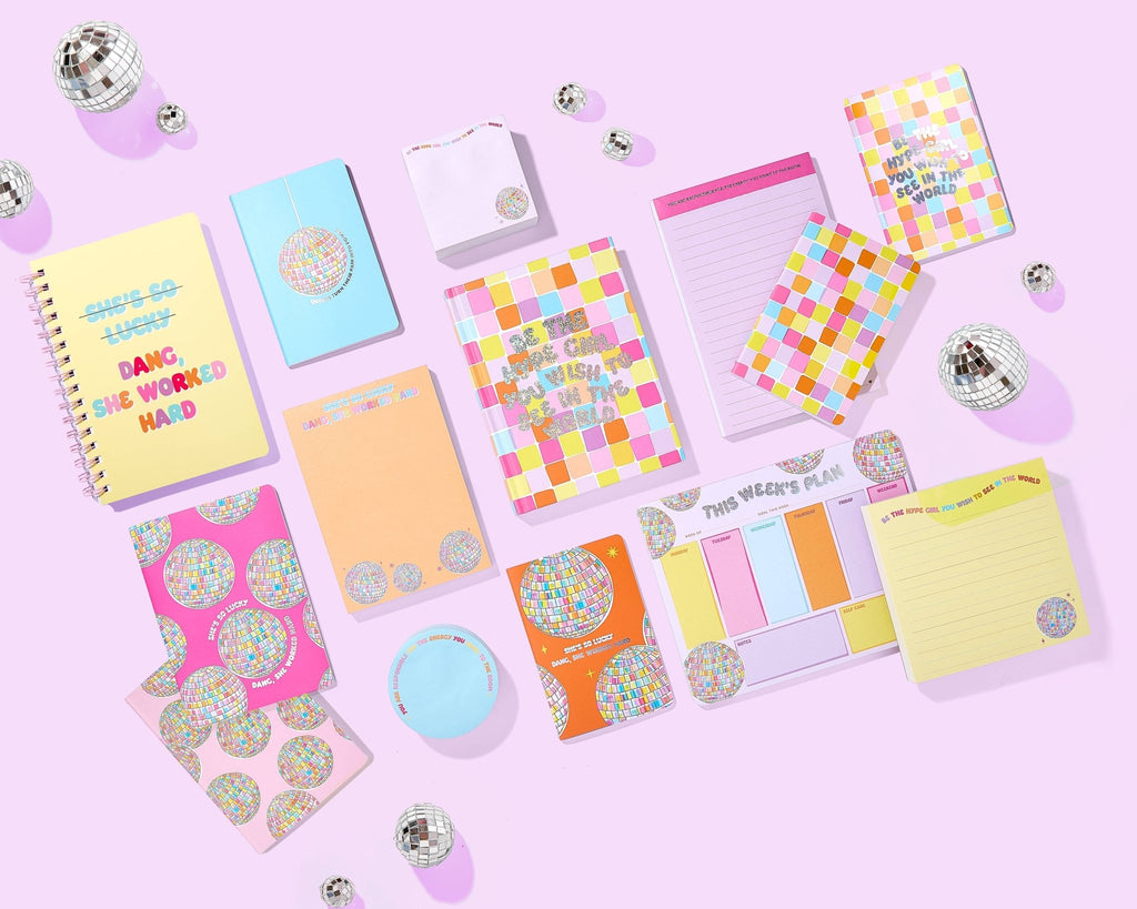 Weekly Planner - Disco Ball - Katie - 52 Sheets - The Edit LLC